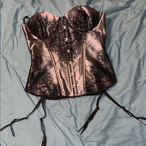 Other - Silver satin corset